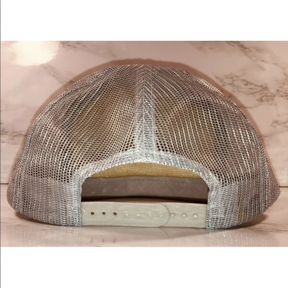VTG Trucker Hat Vintage Garrett SPI Cap Gray Snapback R.C.C Tag Scrambled Eggs - Picture 4 of 6